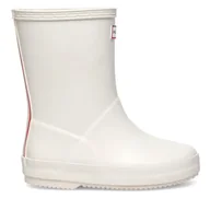 Buty dla chłopców - Kalosze Hunter HFC-03 Biały - miniaturka - grafika 1