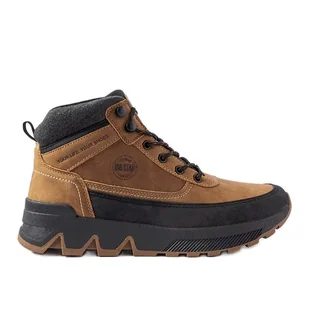 Brązowe trapery Big Star MM174015 - Buty trekkingowe męskie - miniaturka - grafika 1