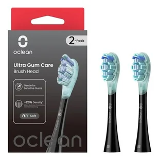 Oclean Ultra Gum Care Końcówki Do Szczoteczki Sonicznej Czarne 2szt. - Końcówki do szczoteczek elektrycznych - miniaturka - grafika 1