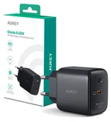 Ładowarki do telefonów - Aukey Ładowarka GaN 45W USB-C PD - miniaturka - grafika 1
