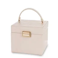 Pudełka i szkatułki - Szkatułka Na Biżuterię Kuferek Pudełko Aksamitne - miniaturka - grafika 1