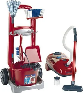 Klein Klein 6742 Wózek do sprzątania z odkurzaczem Vileda uniwersalny - Zabawy w naśladowanie dorosłych - miniaturka - grafika 1