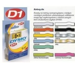 Dymo Tama D1 12mm x 7 m przezroczysta/biay nadruk (45020) S0720600 - Papier do drukarek - miniaturka - grafika 3