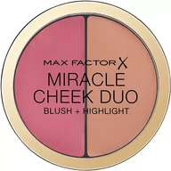 Róże do policzków - Max Factor Miracle Cheek Duo róż 11 g 30 Dusky Pink & Copper - miniaturka - grafika 1