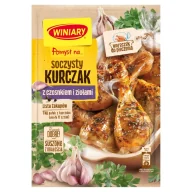 Szybkie dania obiadowe - Winiary POMYSŁ NA SOCZYSTEGO KURCZAKA Z CZOSNKIEM I ZIOŁAMI 30G zakupy dla domu i biura 20599130 - miniaturka - grafika 1