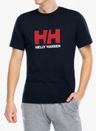 Koszulki i topy damskie - Koszulka bawełniana Helly Hansen HH Logo T-Shirt 2.0 - navy - miniaturka - grafika 1