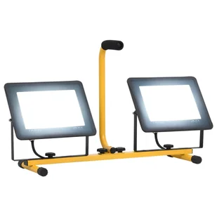 vidaXL Naświetlacz Reflektor LED ze uchwytem 2x100 W zimne białe światło 149652 - Lampy pozostałe - miniaturka - grafika 1