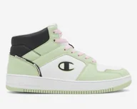 Trampki damskie - Champion trampki damskie wysokie zielone rozmiar 36 - miniaturka - grafika 1