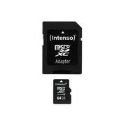 Karty pamięci - Karta pamięci INTENSO microSDXC, 64 GB, Class 10 - miniaturka - grafika 1