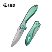 Noże - Nóż składany Kubey Ruckus Green Titanium, Beadblasted CPM 20CV by Sherif Manganas (KB314S) - miniaturka - grafika 1