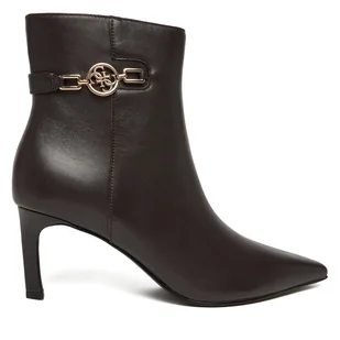 Botki Guess FLFPAI LEA10 Brązowy - Botki damskie - miniaturka - grafika 1