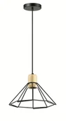 Lampy sufitowe - Auhilon Deco Lighting Nowatorska Lampa Wisząca LOFT Geometryczny Zwis Sufitowy Oryginalna Oprawa Oświetlenie P8660-1L - miniaturka - grafika 1