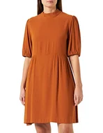 Sukienki - United Colors of Benetton Sukienka damska, Ginger 37d Orange, XL - miniaturka - grafika 1