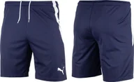 Spodnie sportowe męskie - Puma Spodenki męskie Puma teamLIGA granatowe 704924 06 S - miniaturka - grafika 1