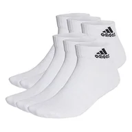 Rajstopy - adidas, Cushioned Sportswear Ankle Socks 6 Pairs, Rajstopy, Biały Czarny, Xxl, Wielbiciel Unisex - miniaturka - grafika 1