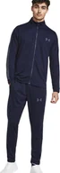 Dresy męskie - Under Armour Dres męski Under Armour Rival Knit Track Suit granatowy 1357139 410 M - miniaturka - grafika 1