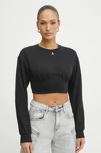 Patrizia Pepe bluza damska kolor czarny gładka 8M1694 J219 - Bluzy damskie - miniaturka - grafika 1
