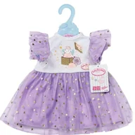 Akcesoria dla lalek - Baby born - Liliowa sukienka tutu 43cm - zabawka - miniaturka - grafika 1