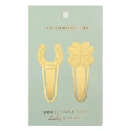 Zakładki do książek - Zakładki do książek metalowe Lucky Charms 2szt - Designworks Ink - miniaturka - grafika 1