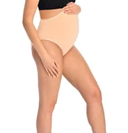Majtki damskie - Majtki ciążowe bawełniane figi maxi Iris beżowe, Teyli - miniaturka - grafika 1