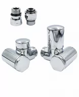 Zawory i kraniki - Zawór regulacyjny do grzałki Integra prawy GZ1/2 chrom - miniaturka - grafika 1