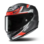 Kaski motocyklowe - Kask Integralny HJC RPHA 12 Carbon Xentra Czarny/PomarańczowyXXL - miniaturka - grafika 1