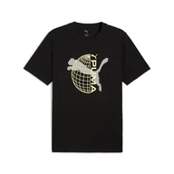 Koszulki męskie - PUMA Koszulka Tech Graphic - miniaturka - grafika 1