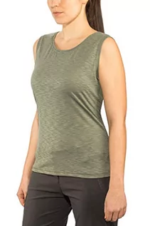 Koszulki i topy damskie - Schoffel Damska koszulka Top Namur2 cienka i lekka funkcjonalna dla kobiet, elastyczna i oddychająca koszulka damska ze wskaźnikiem ochrony przeciwsłonecznej szary Agave Green 46 11947 - grafika 1