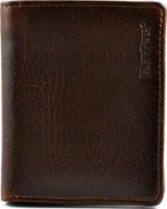 Portfele - Bartex BARTEX 10098D skórzany portfel unisex RFID brązowy 10098D - miniaturka - grafika 1