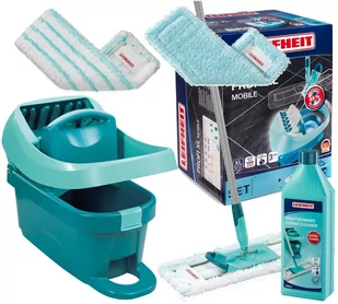 Mop Leifheit 55096 Profi Zestaw Wiadro Z Kolkami Płyn 55096/55116/41418 - Miotły, szufle, mopy - miniaturka - grafika 1