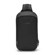 Torby sportowe - Plecak na jedno ramię antykradzieżowy Pacsafe Vibe 325 - Econyl Black - miniaturka - grafika 1