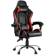 Fotele gamingowe - Tracer GameZone GA21 - gamingowy - czarno-czerwony - do 130kg - miniaturka - grafika 1