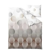 Pościel - Pościel bawełniana 140x200 Galaxy biała brązowa czarna geometria z jedną poszewką Gold Zaratex - miniaturka - grafika 1