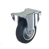 Meble modułowe i akcesoria - Zestaw jezdny z kołem Ø100mm / 100 kg płyta stała ANDPOL - miniaturka - grafika 1