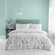 Pościel - Biała pościel dwuosobowa 200x200 cm Emilia Floral – Catherine Lansfield - miniaturka - grafika 1