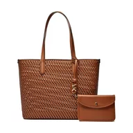 Torebki damskie - Michael Kors Skórzana shopperka + saszetka - miniaturka - grafika 1