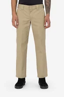 Spodnie męskie - Dickies spodnie Work Pant Rec męskie kolor beżowy proste - miniaturka - grafika 1