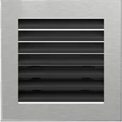 Akcesoria kominkowe - Kratka FRESH szlifowana 17x17 - miniaturka - grafika 1