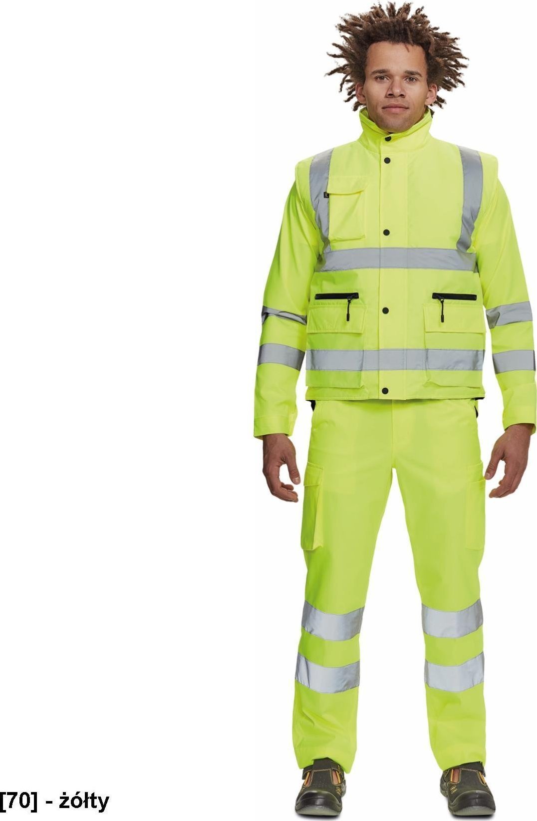 CERVA CORDOBA HV - kamizelka - żółty S