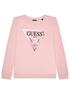 Bluzy dla chłopców - Guess Bluza J74Q10 KAUG0 Różowy Regular Fit - grafika 1