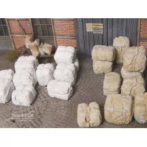 Bele beżowego i białego surowca (20 sztuk) - Akcesoria i części modelarskie - miniaturka - grafika 1