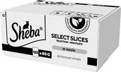 Mokra karma dla kotów - SHEBA Selection Select Slices Drobiowe smaki w sosie - Mokra karma dla kota 120x85g - miniaturka - grafika 1