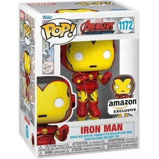 Figurka Funko Pop! Iron Man + PIN 1172 Marvel - Figurki dla dzieci - miniaturka - grafika 1