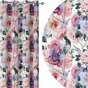 ZASŁONY GOTOWE NA PRZELOTKACH 140x250 PRZELOTKI KWIATY 107 SKRÓCENIE W CENIE - Zasłony ZASŁONY GOTOWE NA PRZELOTKACH 140x250 PRZELOTKI KWIATY 107 SKRÓCENIE W CENIE - Zasłony - miniaturka - grafika 1