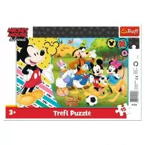 Puzzle - Trefl Puzzle ramkowe 15 Mickey na wsi - grafika 1