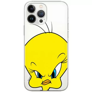 Etui Looney Tunes dedykowane do Samsung S22 ULTRA, wzór: Tweety 002 Etui częściowo przeźroczyste, oryginalne i oficjalnie / Looney Tunes - Etui i futerały do telefonów - miniaturka - grafika 1