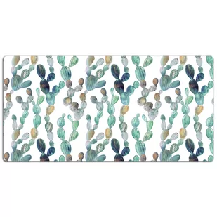 Podkładka na biurko Tropikalne kaktusy 120x60 cm - Podkładki na biurko - miniaturka - grafika 1