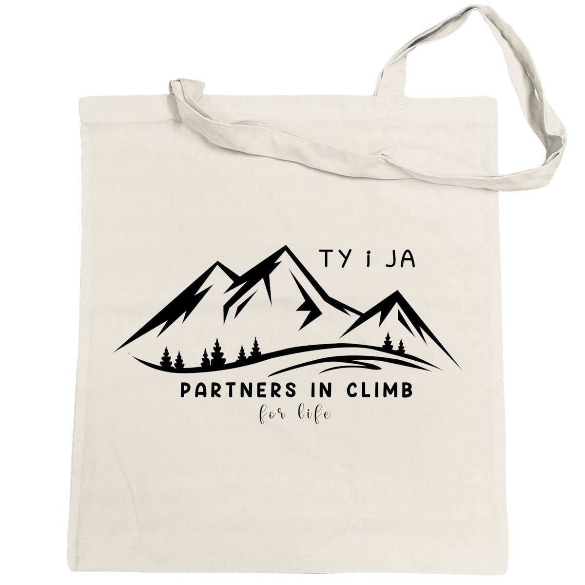Torba zakupowa na prezent nadruk TY i JA Góry