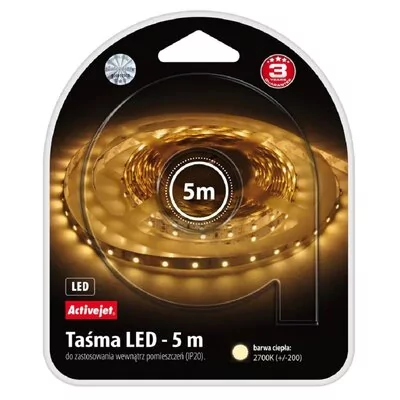 ACTIVEJET Taśma LED AJE-LED STRIPE 2700K IP20 ACTIVEJET