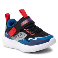 Sneakersy damskie - SKECHERS Sneakersy Shark Wave 407233N/BKBL Black/Blue - miniaturka - grafika 1